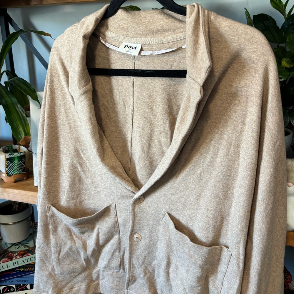 Pact Women's Airplane Relaxed Blazer | Small - Picture 3 of 4